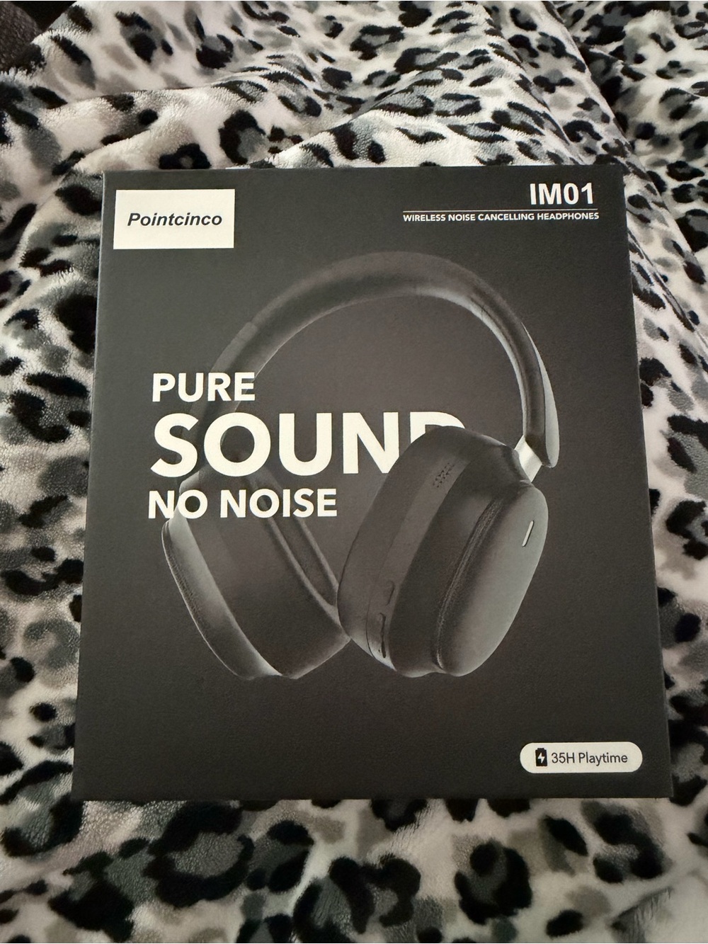 IM01 Wireless Noise Cancelling Headphones - Black
